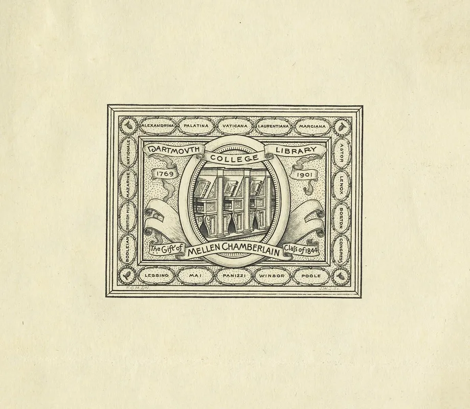 University Of Michigan Library Wall Art by E. F. Faber - High-Resolution Digital Print