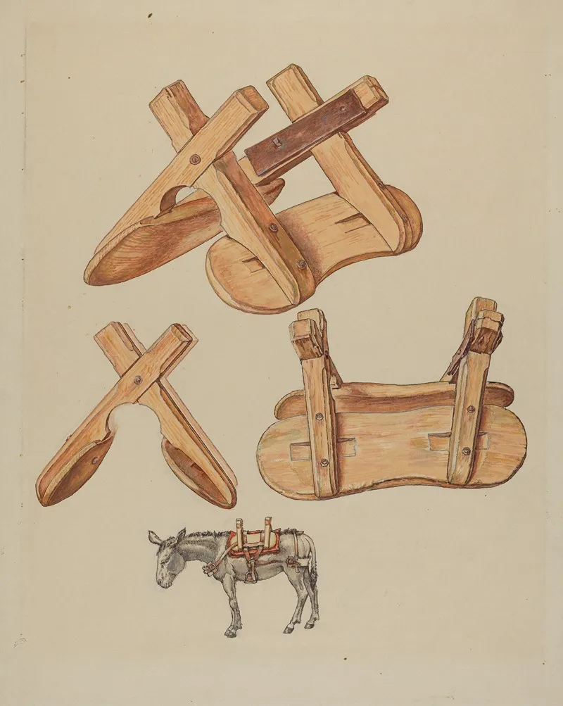 Unrigged Pack Saddle