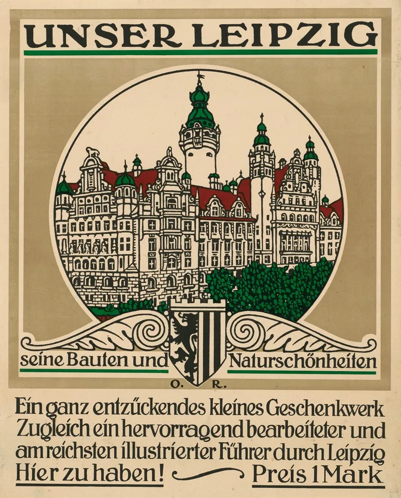 Unser Leipzig Seine Bauten Und Naturschonheiten Wall Art by Anonymous - High-Resolution Digital Print