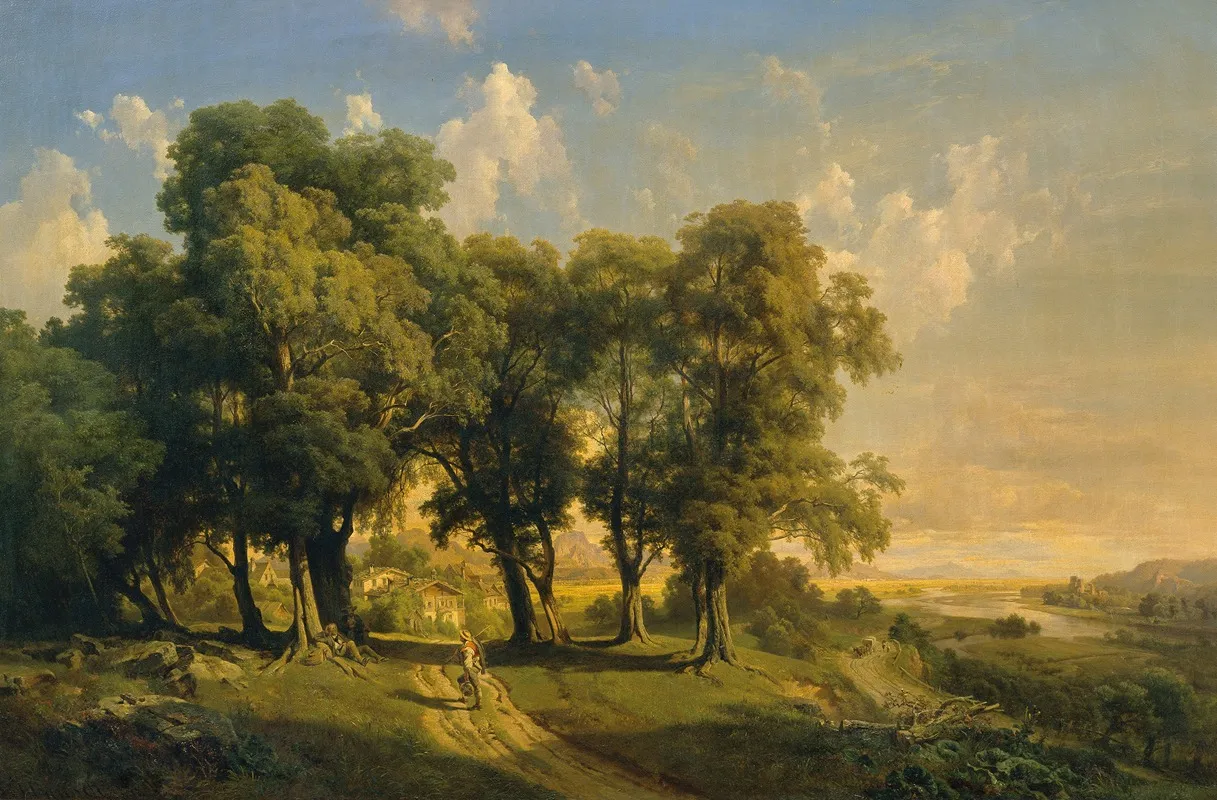 Unter Den Linden Abendlandschaft