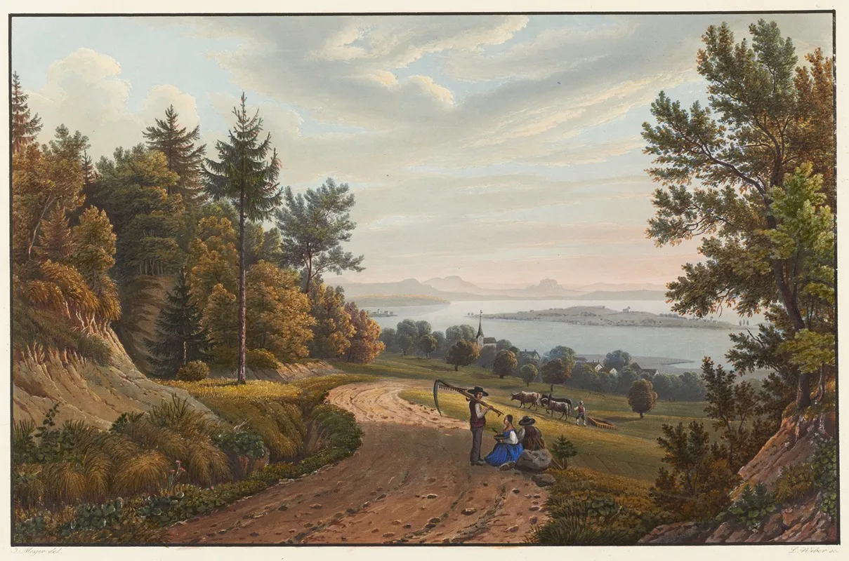 Untersee Mit Blick Auf Die Insel Reichenau Von Sudosten Im Mittelgrund Tagerwilen