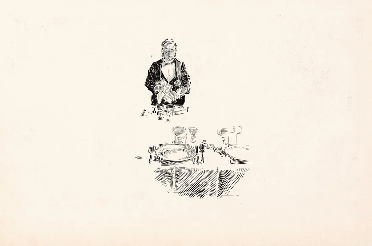 Untitled 207 Wall Art by Charles Dana Gibson - High-Resolution Digital Print