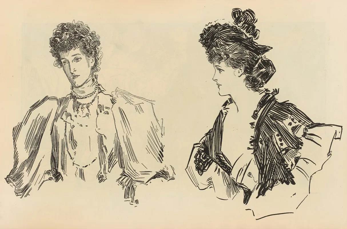Untitled 245 Wall Art by Charles Dana Gibson - High-Resolution Digital Print