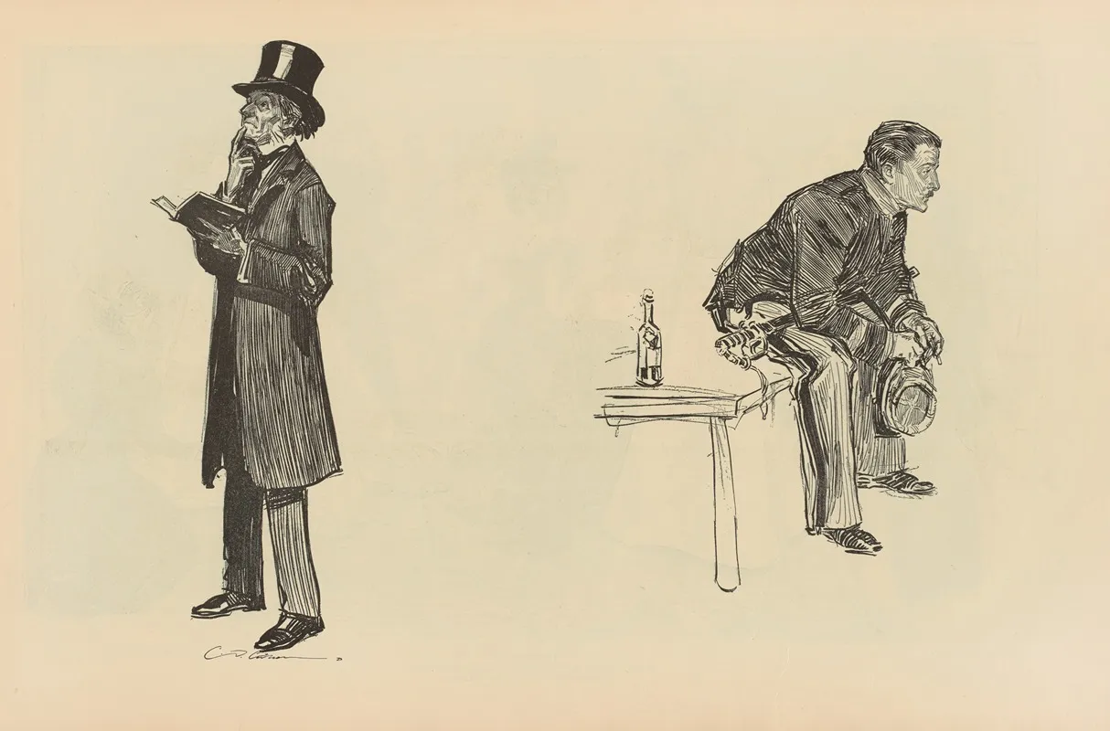 Untitled 258 Wall Art by Charles Dana Gibson - High-Resolution Digital Print