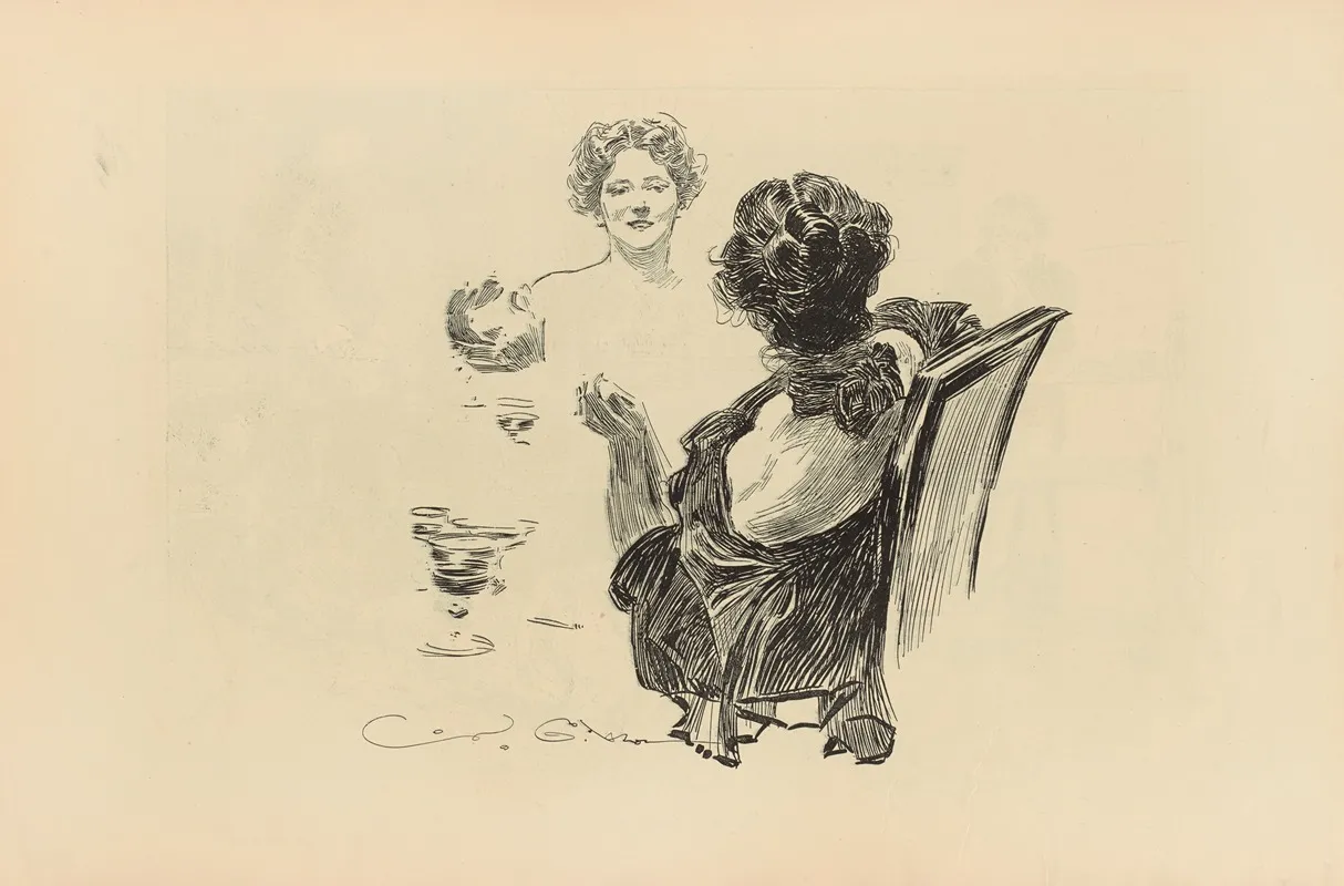Untitled 271 Wall Art by Charles Dana Gibson - High-Resolution Digital Print