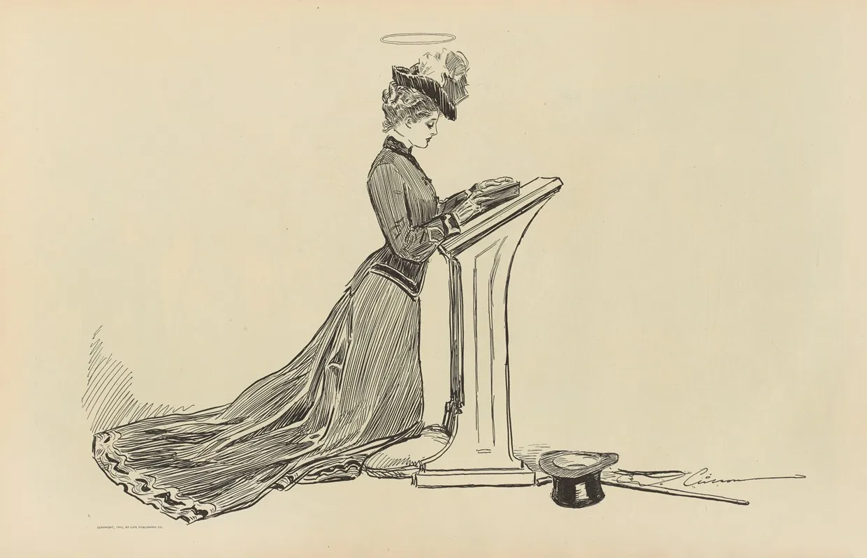 Untitled 285 Wall Art by Charles Dana Gibson - High-Resolution Digital Print