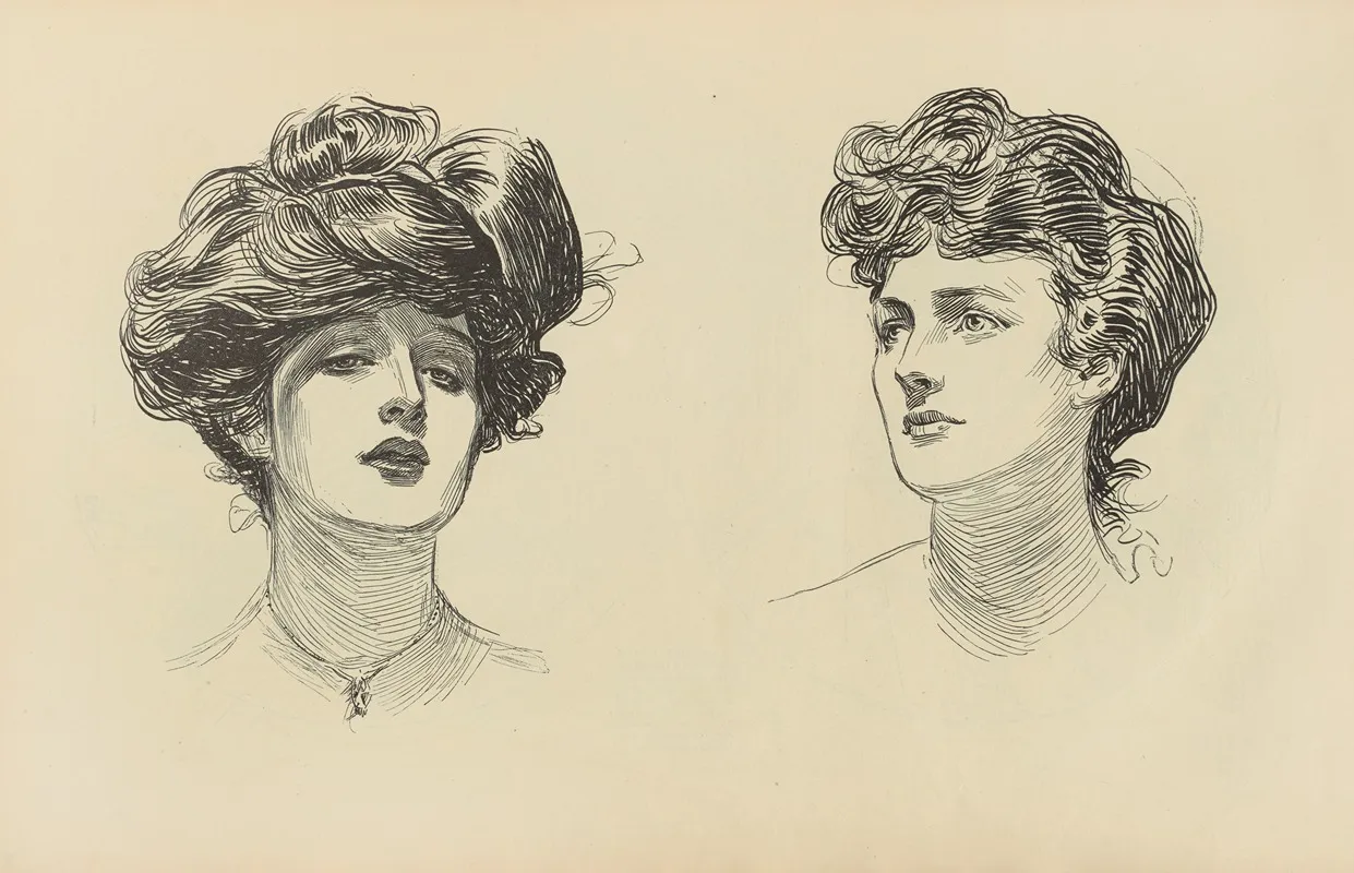Untitled 291 Wall Art by Charles Dana Gibson - High-Resolution Digital Print