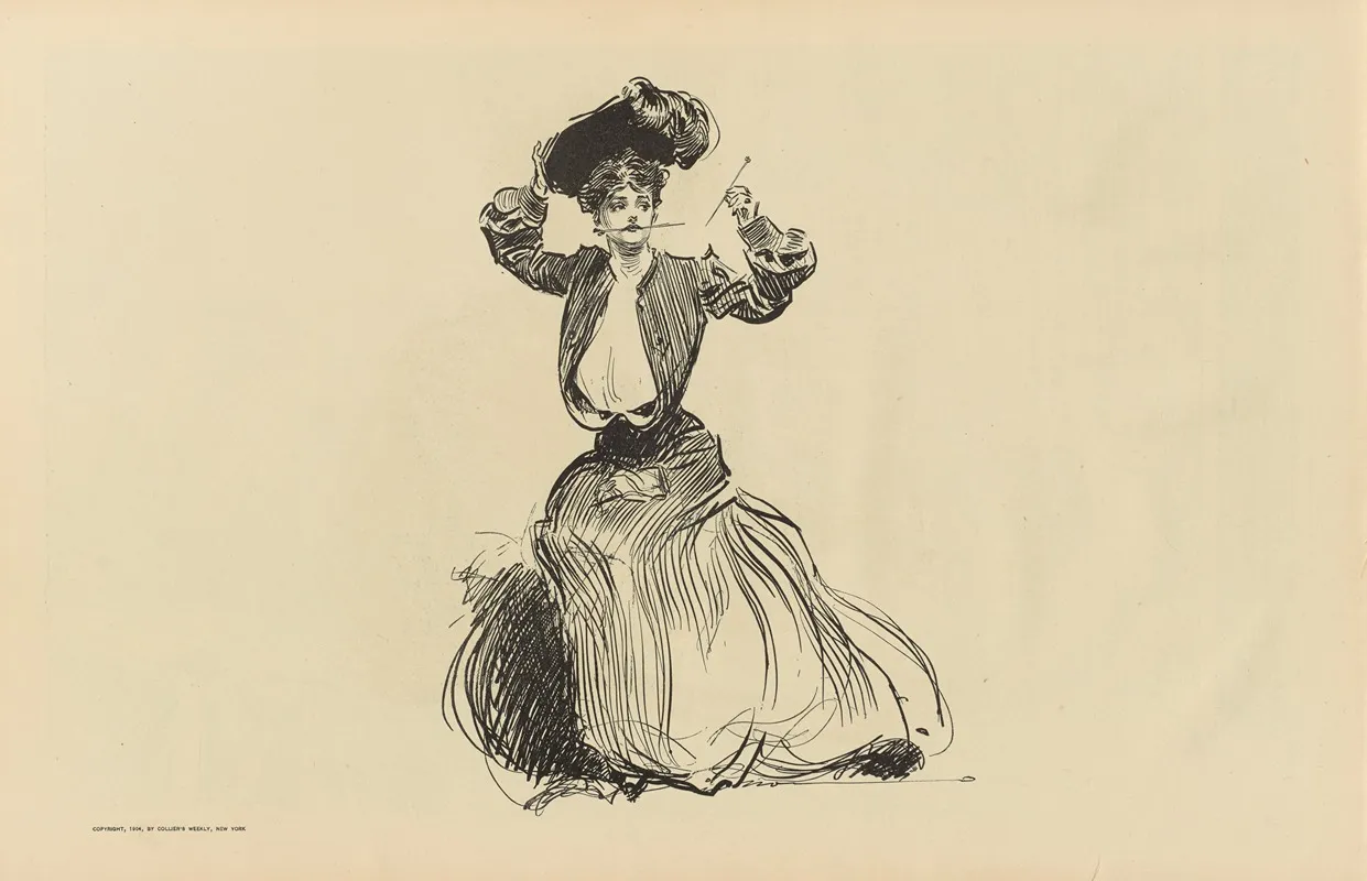 Untitled 308 Wall Art by Charles Dana Gibson - High-Resolution Digital Print