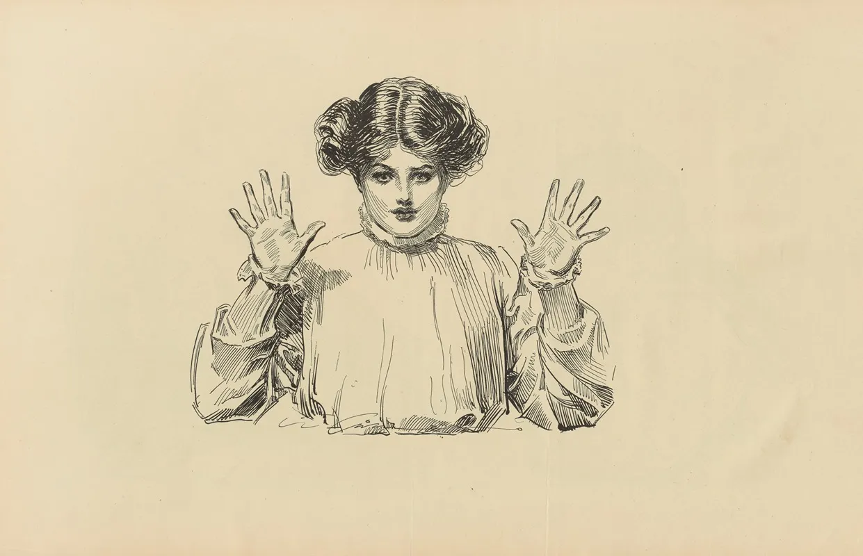 Untitled 309 Wall Art by Charles Dana Gibson - High-Resolution Digital Print