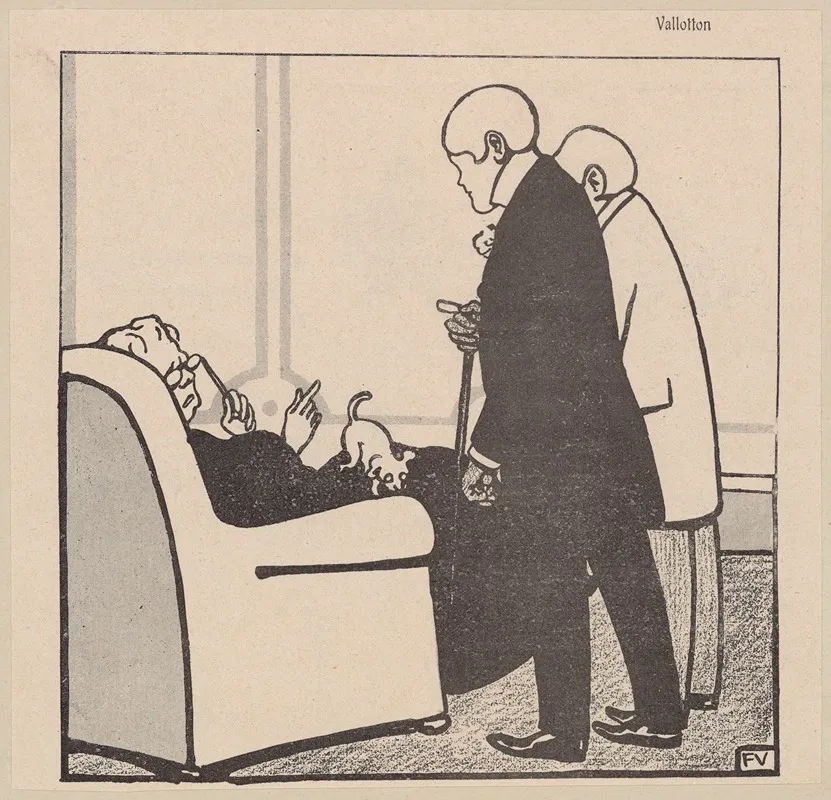 Untitled 422 Wall Art by Félix Vallotton - High-Resolution Digital Print