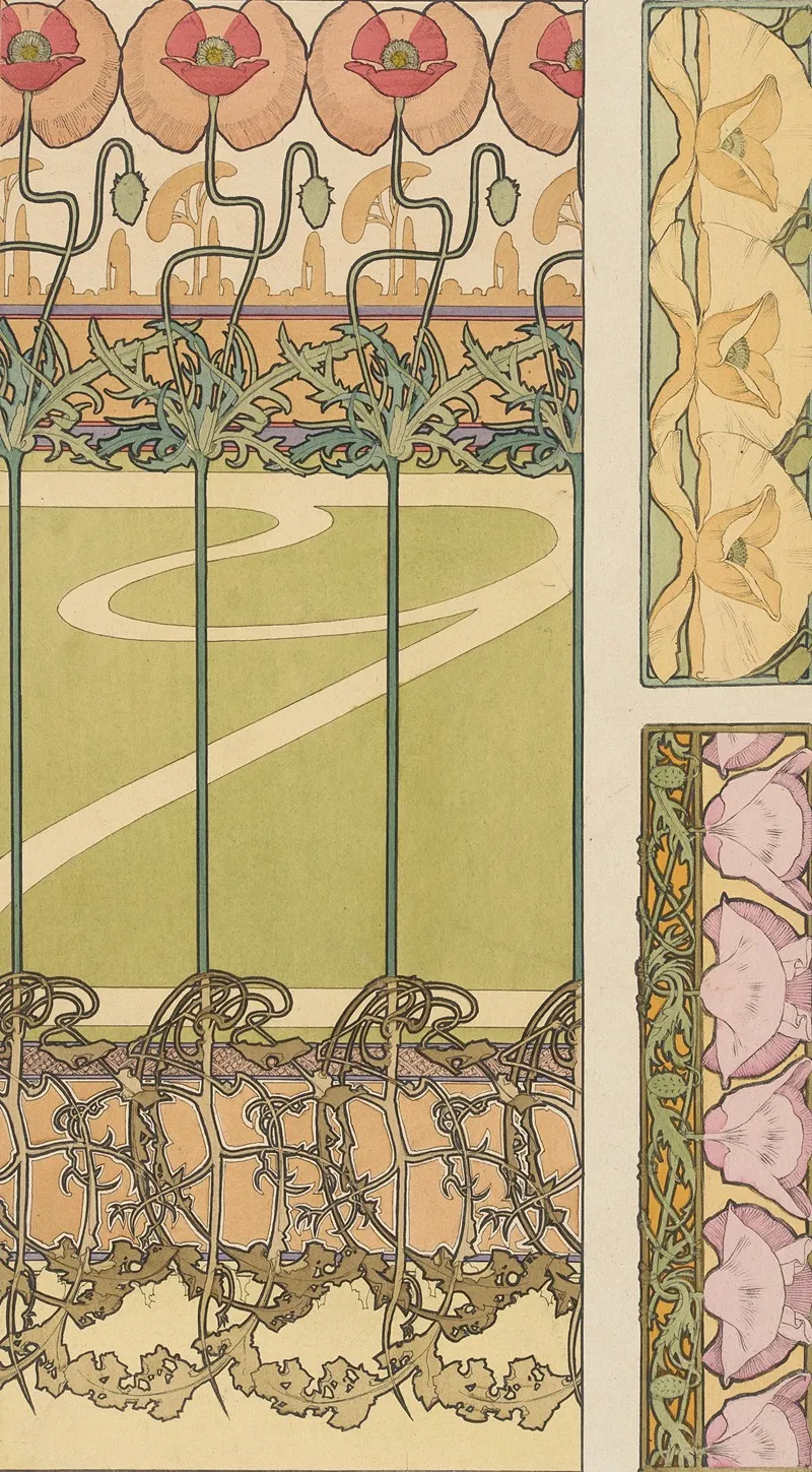 Untitled 64 Wall Art by Alphonse Mucha - High-Resolution Digital Print