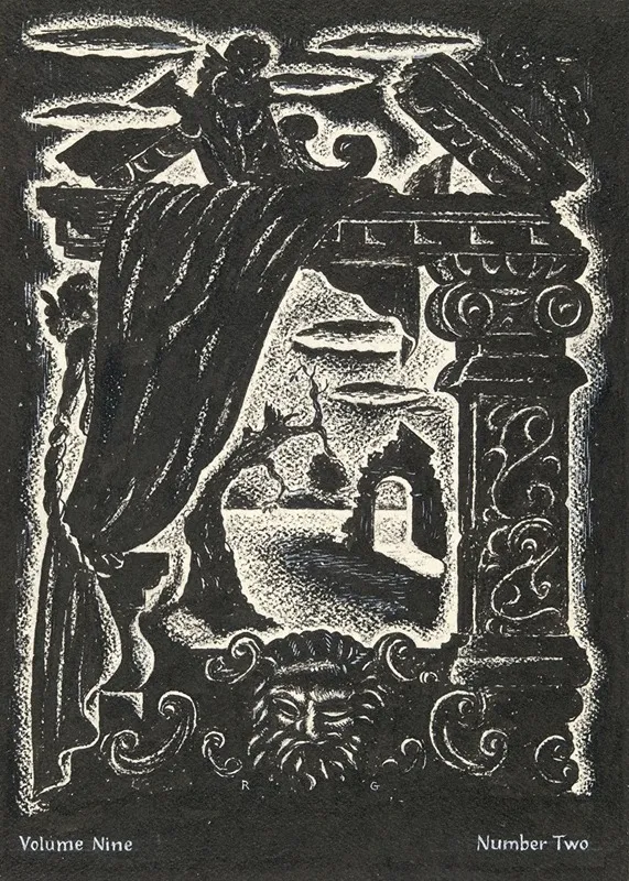Untitled Design For Magazine Coverornamental Motif Wall Art by Emil Ganso - High-Resolution Digital Print