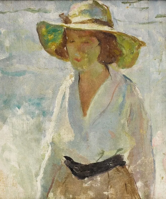 Untitled Woman With Hat