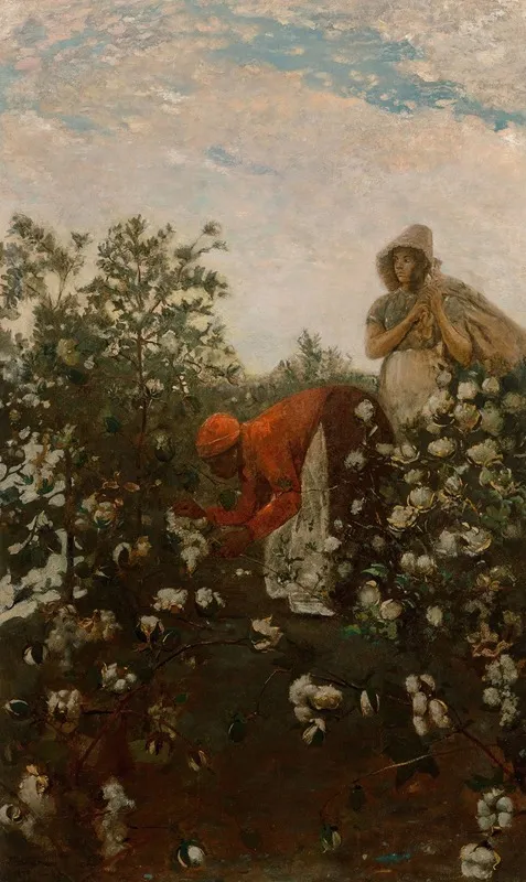 Upland Cotton Wall Art by Winslow Homer - High-Resolution Digital Print