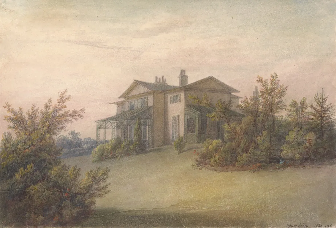Upnor Lodge Wall Art by Mary Smirke - High-Resolution Digital Print