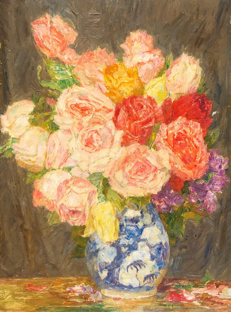 Uppiges Blumenstillleben Wall Art by Hans Unger - High-Resolution Digital Print