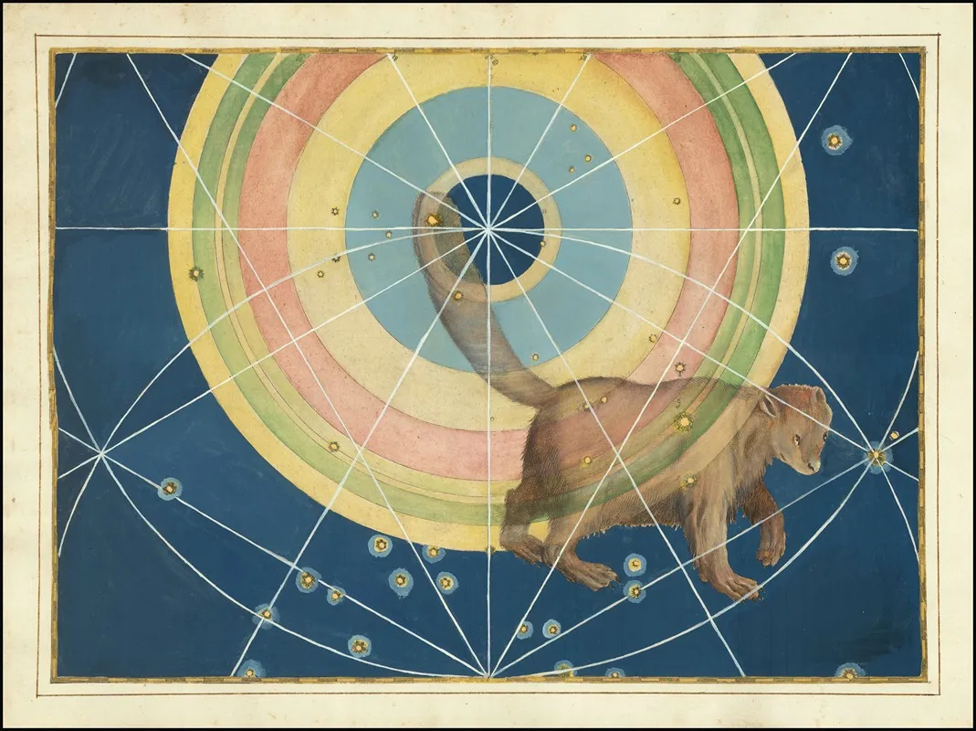 Ursa Minor 2 Wall Art by Johann Bayer - High-Resolution Digital Print