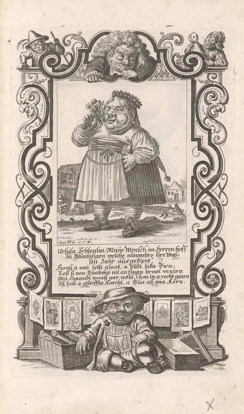 Ursula Schleglin Mayr Mensch Im Herren Hoff Zu Bluntzingen Welche Nunmehro Ihre Waysen Jahr Ausgedient Pl 37 Wall Art by Elias Baeck - High-Resolution Digital Print
