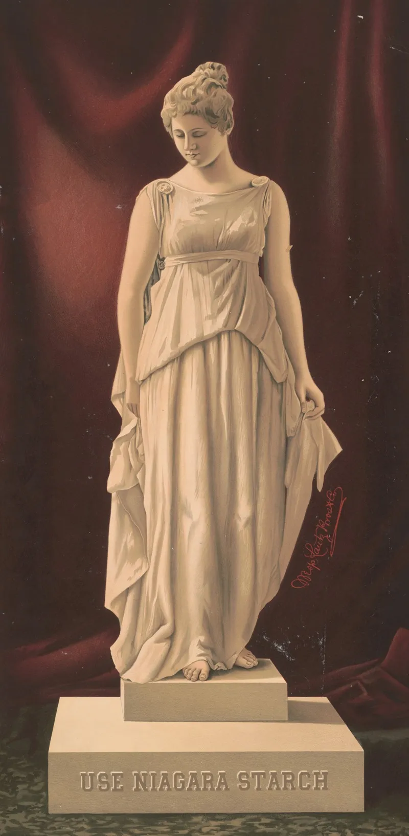 Use Niagara Starch Wall Art by Lautz, Wesp, Bros. &amp; Co - High-Resolution Digital Print