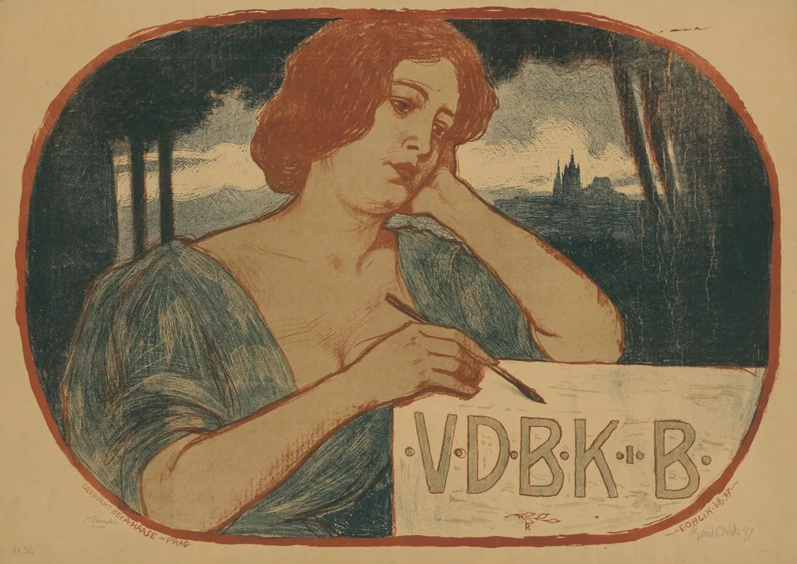 V D B K I B Verein Deutscher Bildender Kunstler 1897