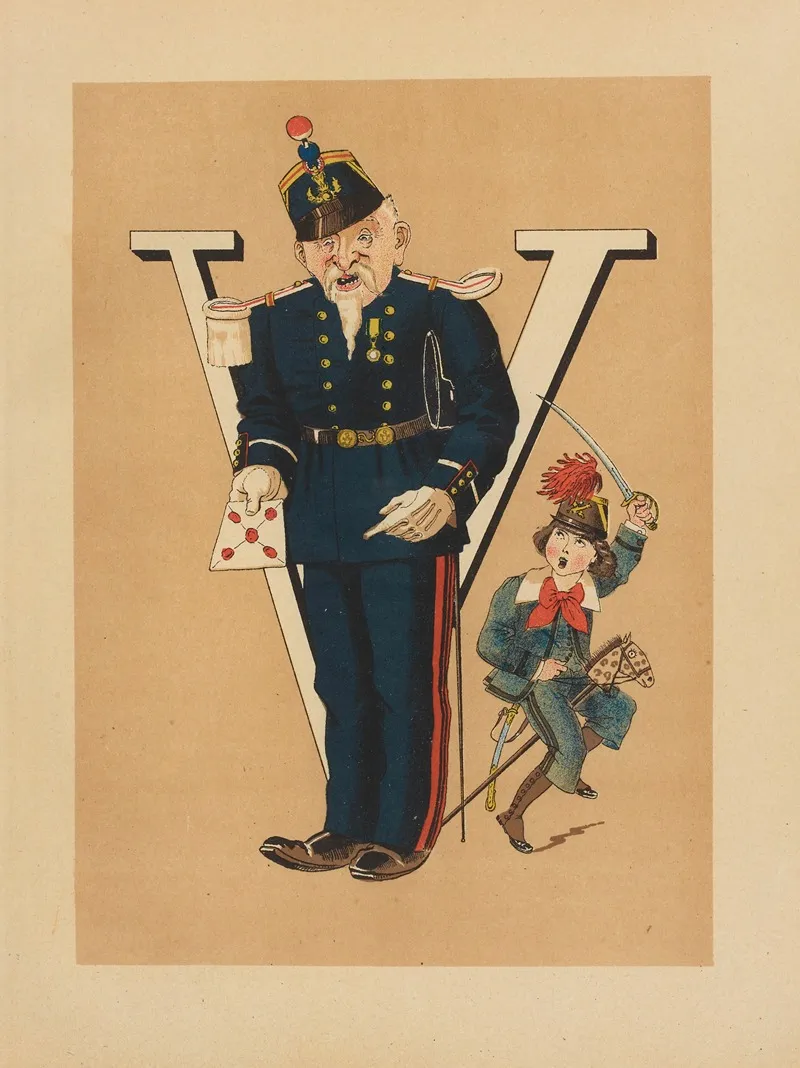 V Vaguemestre Adjudant Du Genie Wall Art by Henri de Sta - High-Resolution Digital Print