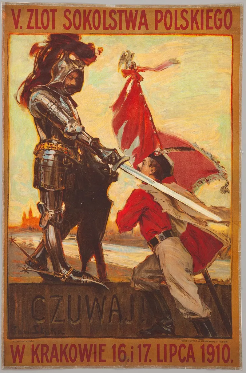 V Zlot Sokolstwa Polskiego W Krakowie Wall Art by Franciszek Zieliński - High-Resolution Digital Print
