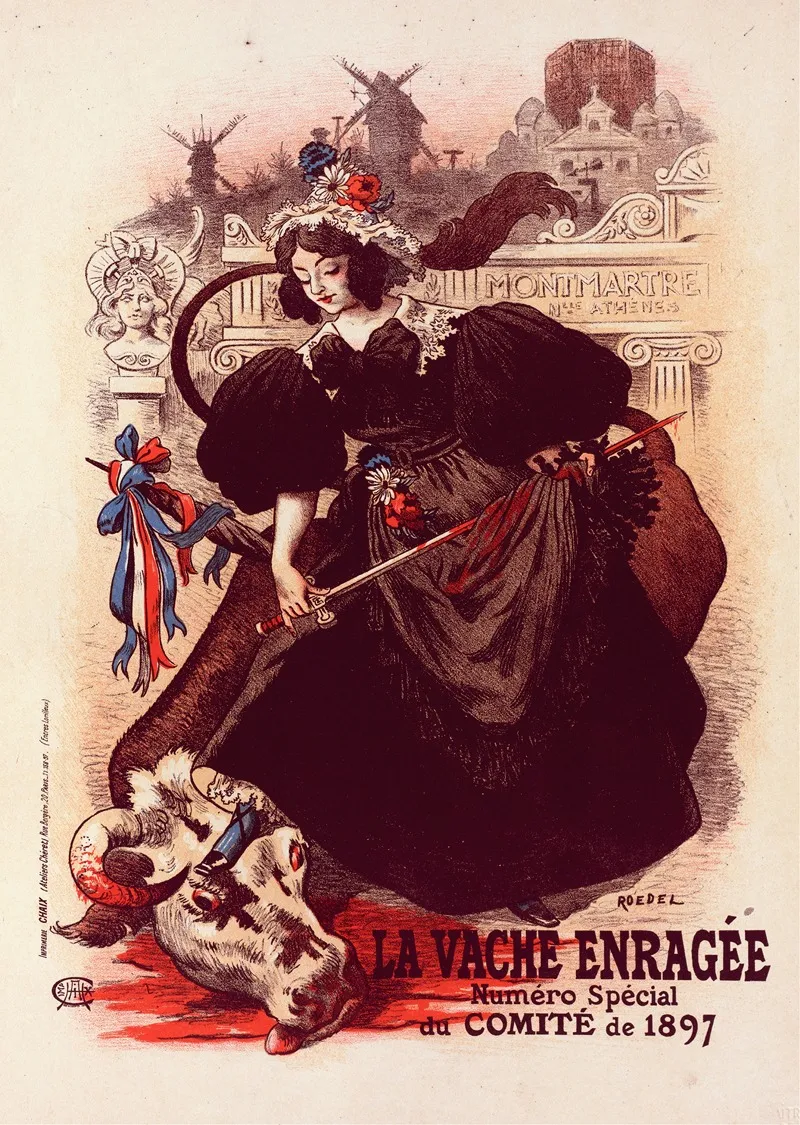 Vache Enragee Wall Art by Anonymous - High-Resolution Digital Print