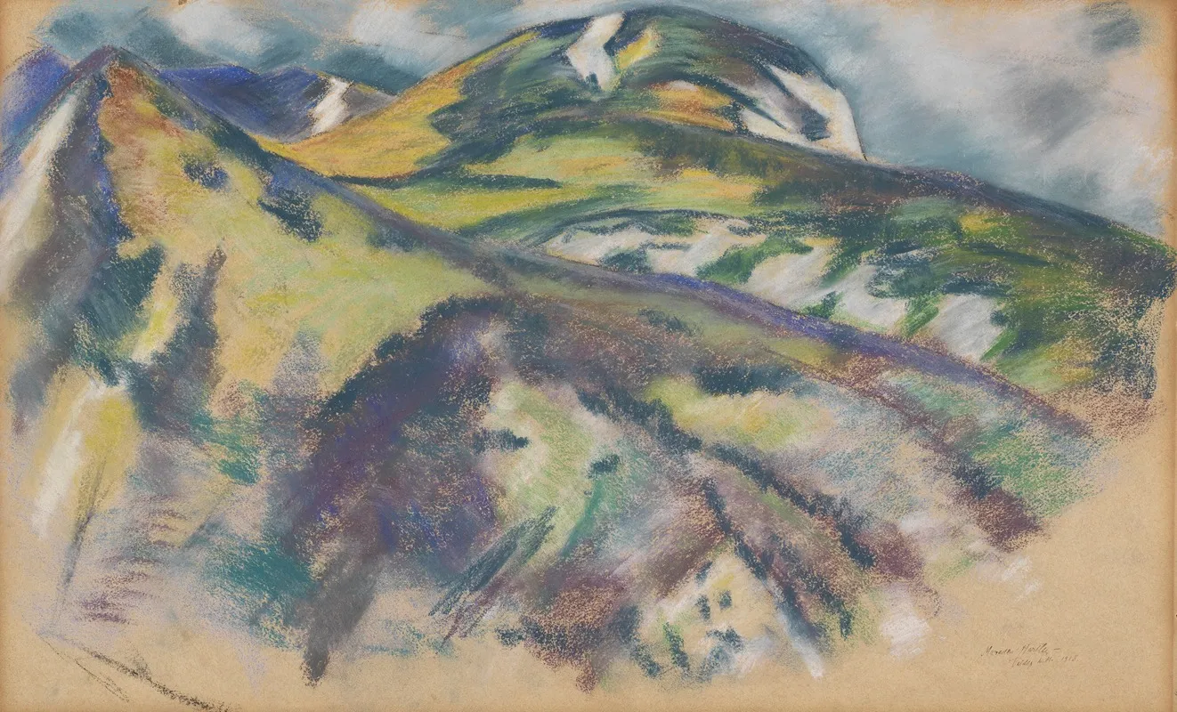 Valdez Hills Wall Art by Marsden Hartley - High-Resolution Digital Print