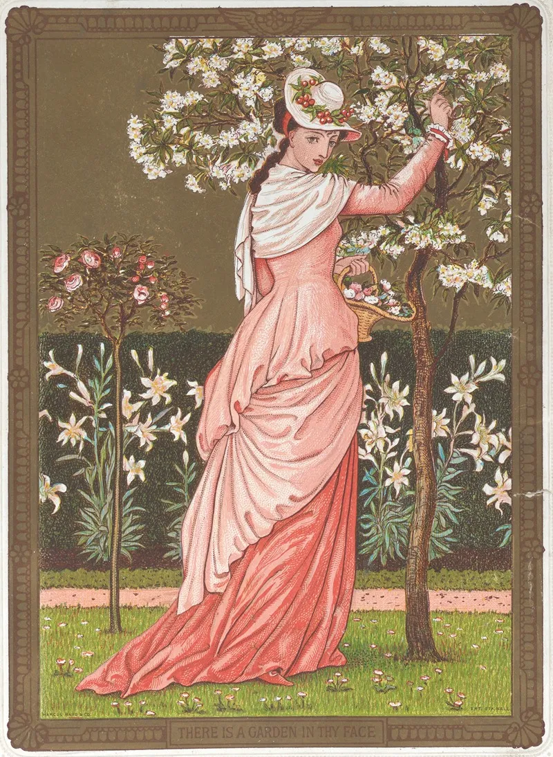 Valentine 22 Wall Art by Walter Crane - High-Resolution Digital Print
