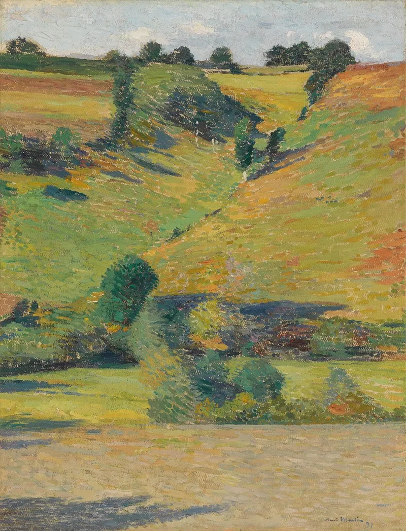 Vallon Ensoleille Wall Art by Henri Martin - High-Resolution Digital Print