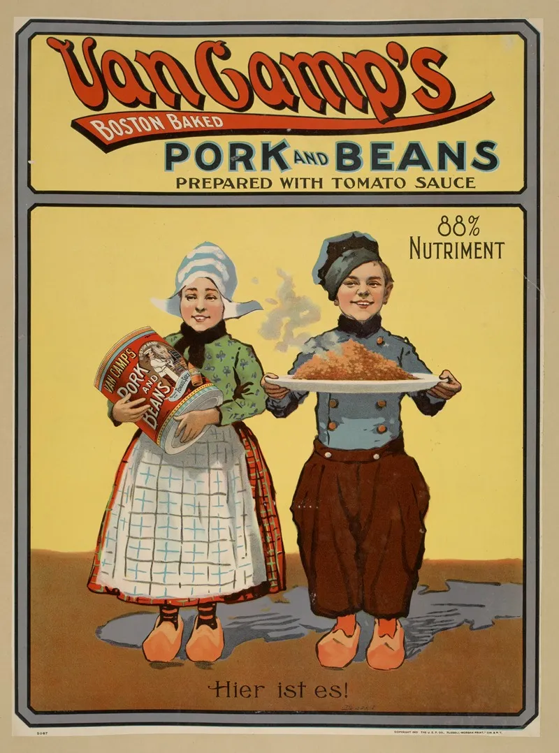 Van Camps Boston Baked Pork Beans Wall Art by Anonymous - High-Resolution Digital Print