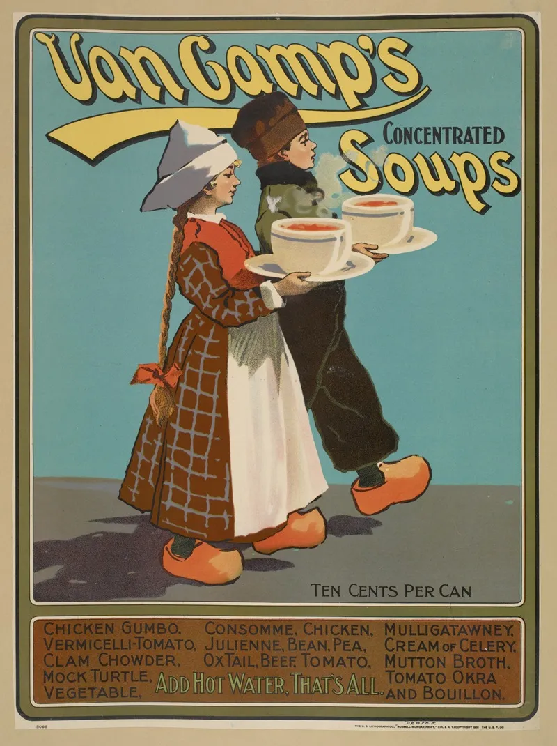 Van Camps Concentrated Soups Wall Art by Anonymous - High-Resolution Digital Print