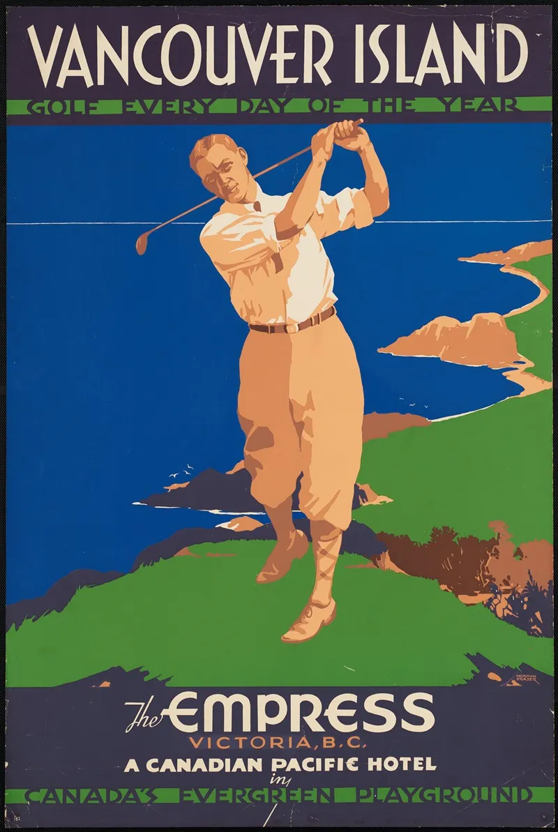Vancouver Island Golf Every Day Of The Year Wall Art by Norman Fraser - High-Resolution Digital Print
