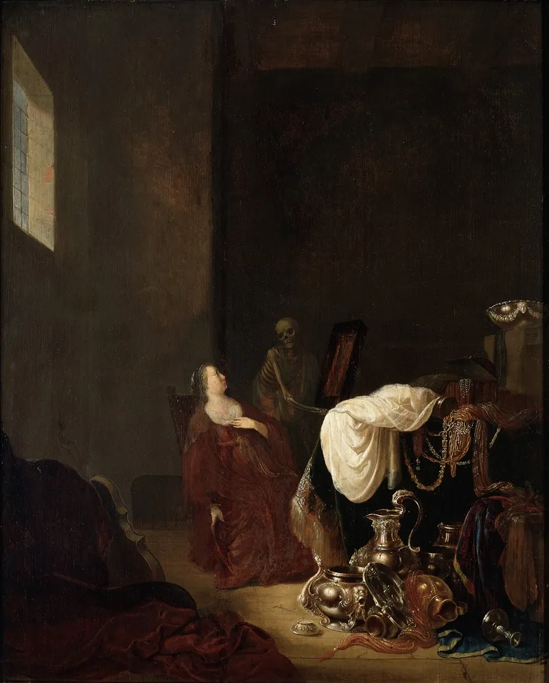 Vanitas Allegory Wall Art by Willem de Poorter - High-Resolution Digital Print