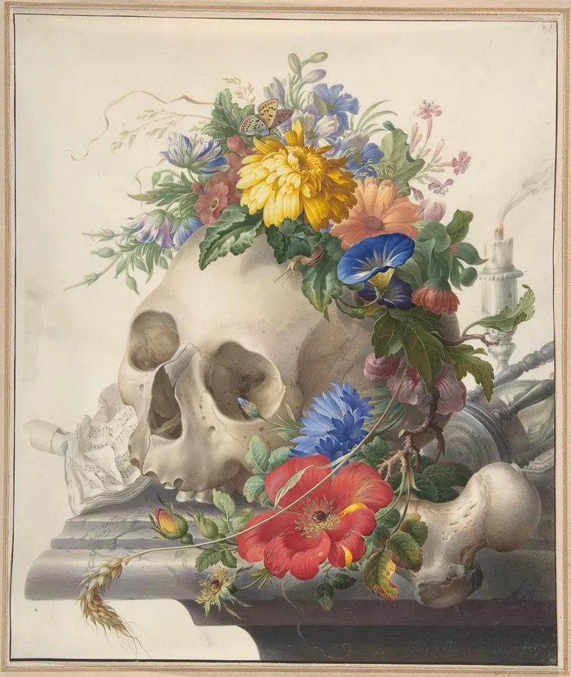 Vanitas Still Life 18 Wall Art by Herman Henstenburgh - High-Resolution Digital Print
