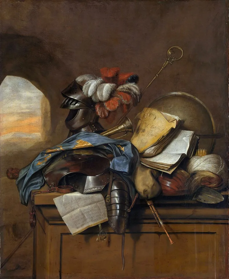 Vanitas Still Life 2 Wall Art by Cornelis Brisé - High-Resolution Digital Print