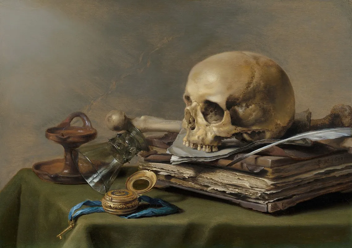 Vanitas Still Life 9 Wall Art by Pieter Claesz - High-Resolution Digital Print