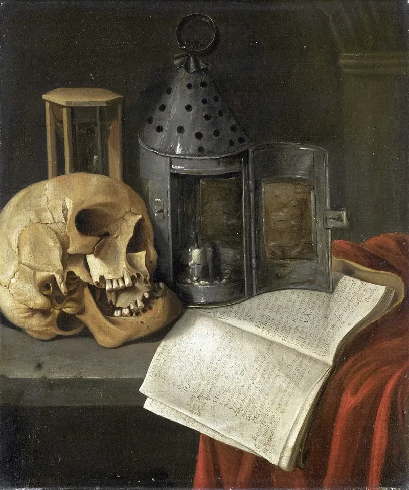 Vanitas Still Life Wall Art by B. Schaak - High-Resolution Digital Print