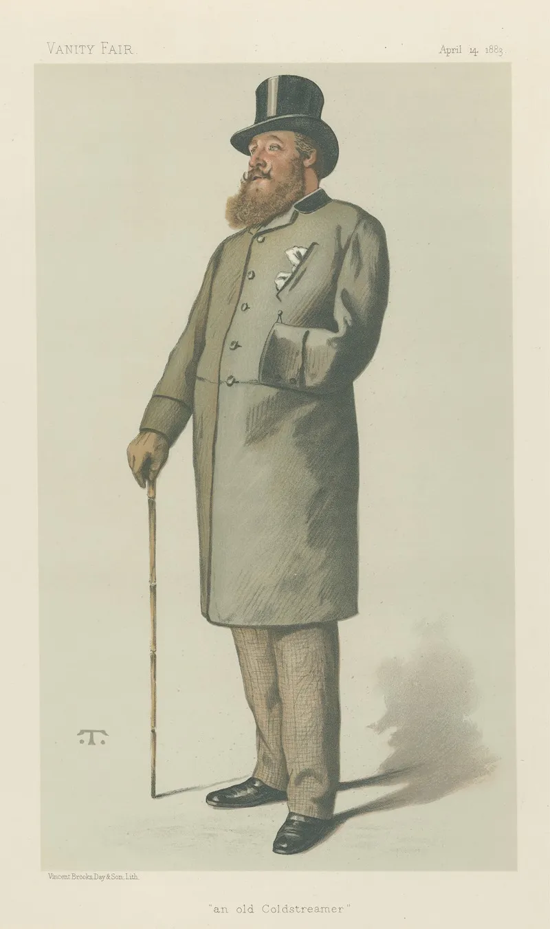 Vanity Fair Literary An Old Coldstreamer Lieutenant General Charles Baring April 14 1883