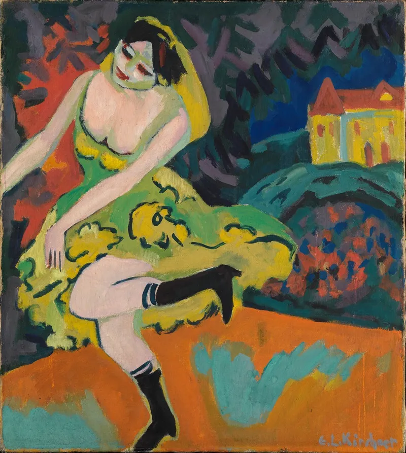 Varietetanzerin Wall Art by Ernst Ludwig Kirchner - High-Resolution Digital Print