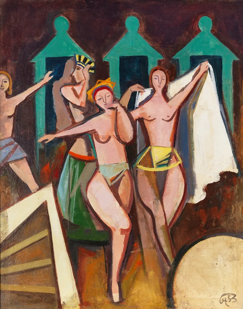 Variety Dancers Wall Art by Karl Hofer - High-Resolution Digital Print