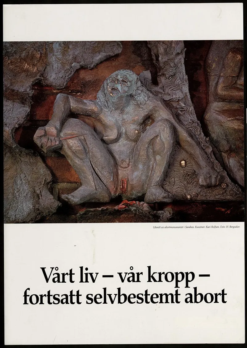 Vart Liv Var Kropp Fortsatt Selvbestemt Abort Wall Art by Kvinnefronten (The Women's Front) - High-Resolution Digital Print