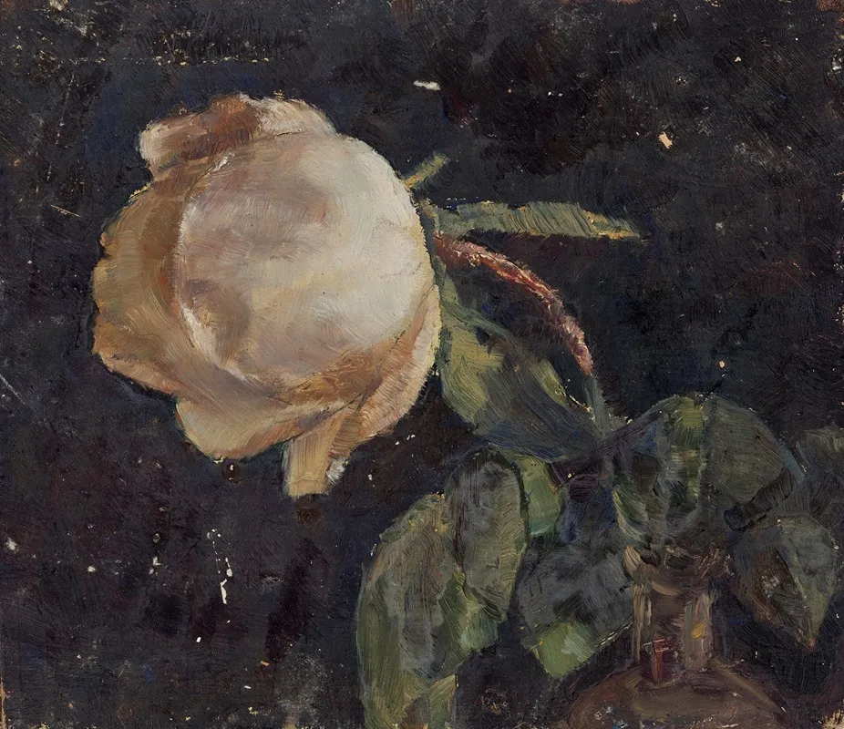 Vase Mit Rose