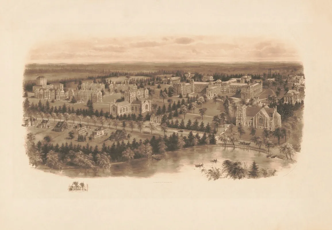 Vassar College 2 Wall Art by Richard Rummell - High-Resolution Digital Print