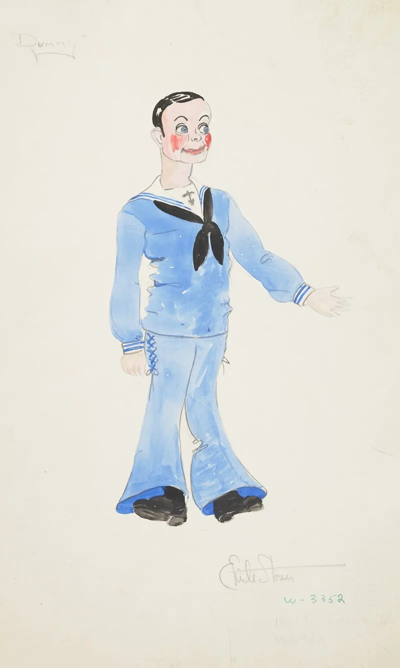 Vaudeville Dummy Wall Art by Emile Stoner - High-Resolution Digital Print