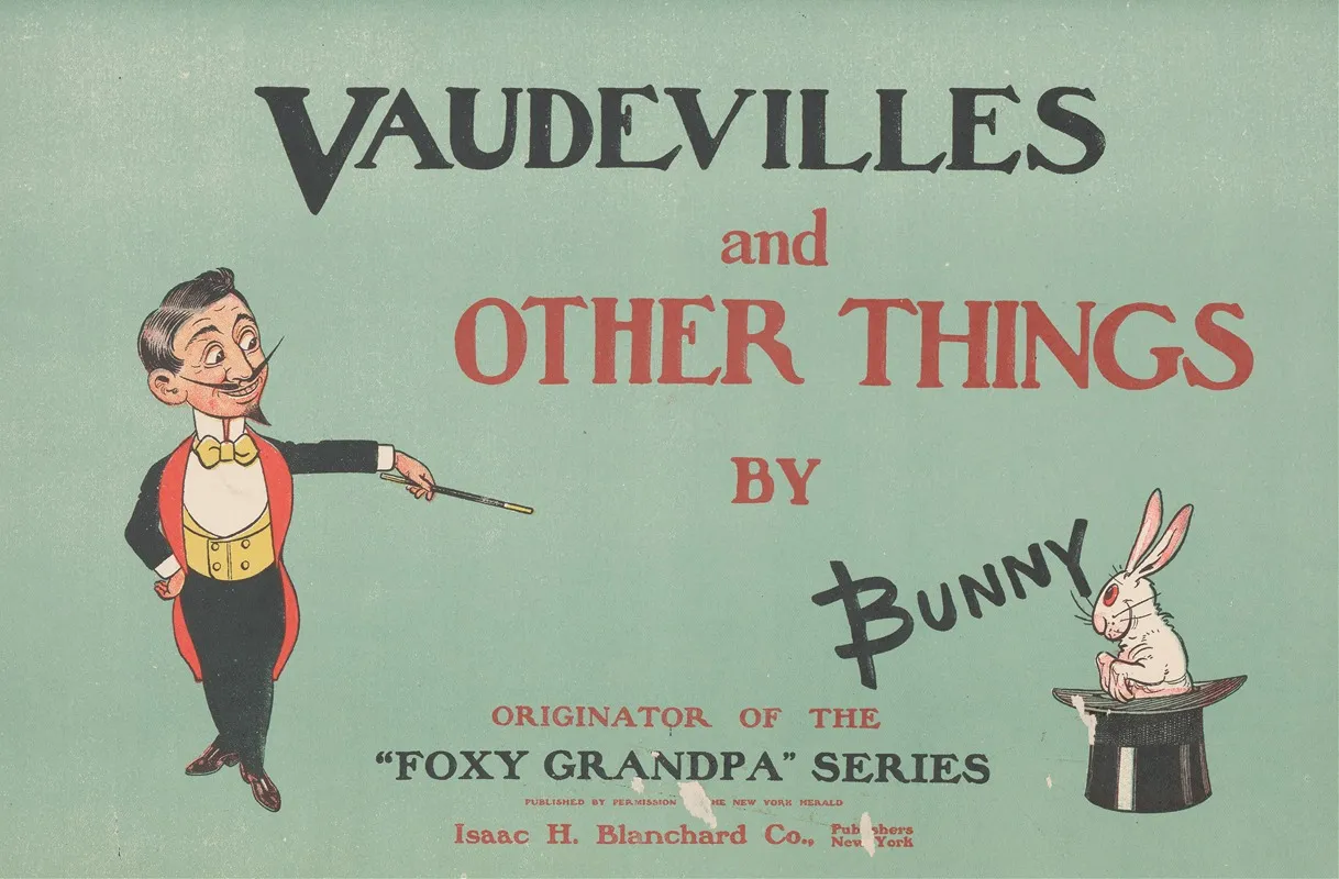Vaudvilles And Other Things By Bunny Wall Art by Rupert Bunny - High-Resolution Digital Print