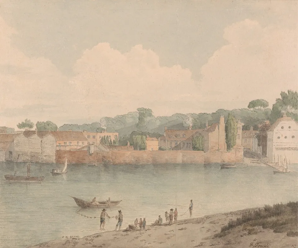 Vauxhall Stairs From Millbank July 5 1797
