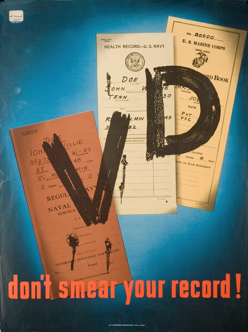Vd Dont Smear Your Record Wall Art by U.S. Government Printing Office - High-Resolution Digital Print