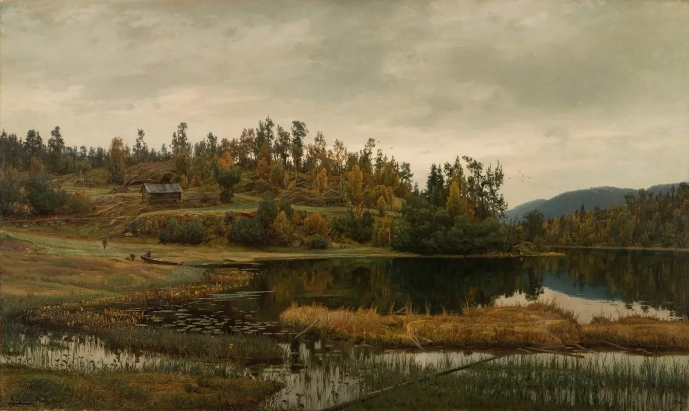 Ved Oklungen Porsgrund Wall Art by Amaldus Nielsen - High-Resolution Digital Print