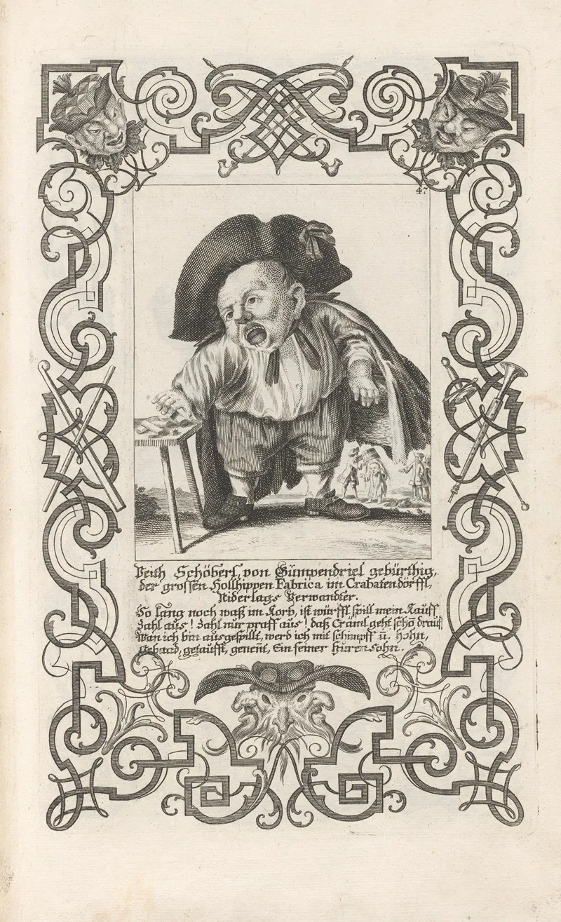 Veith Schoberl Von Gumpendriel Geburthig Der Grossen Hollhippen Fabrica Im Crabatendorffl Niderlags Verwandter Pl 47 Wall Art by Elias Baeck - High-Resolution Digital Print
